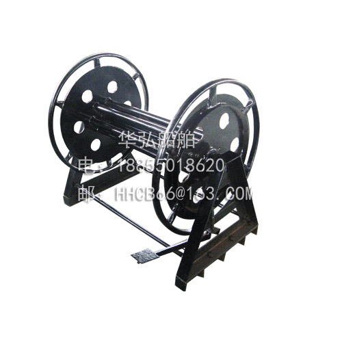 Mooring fiber rope reel