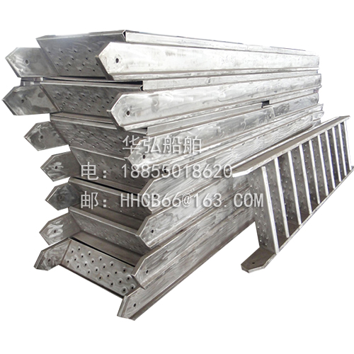 Stainless steel flat step inclined ladder