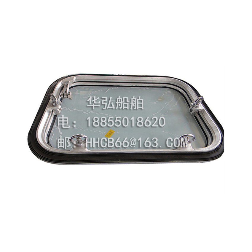 Marine ordinary rectangular window - bolt type
