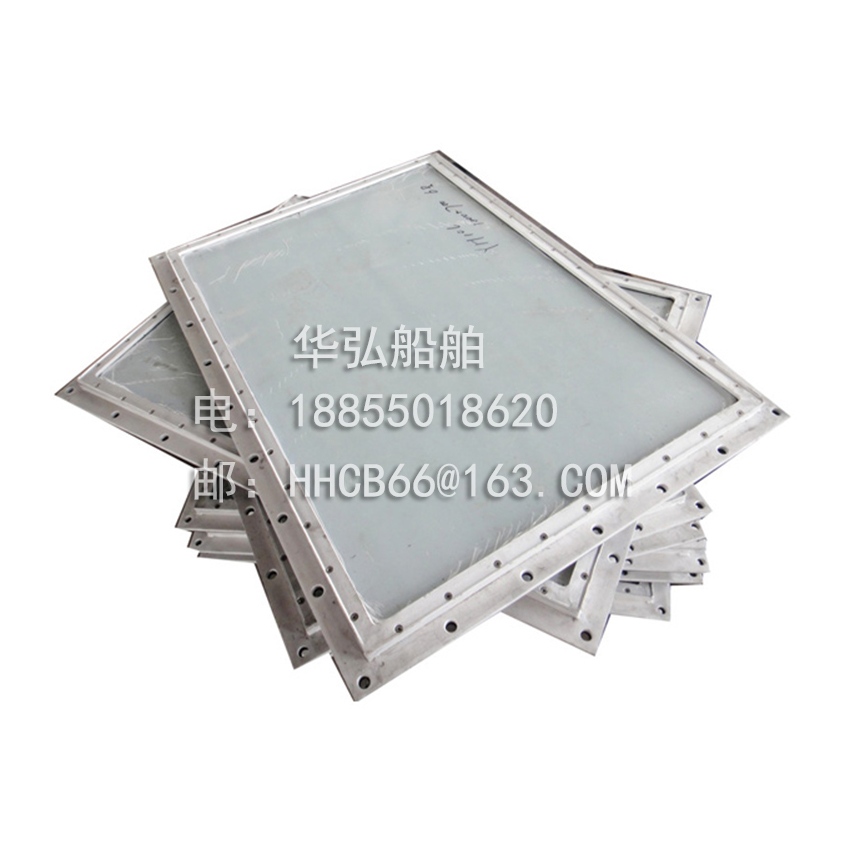 Cab fixed rectangular window - fixed bolt type