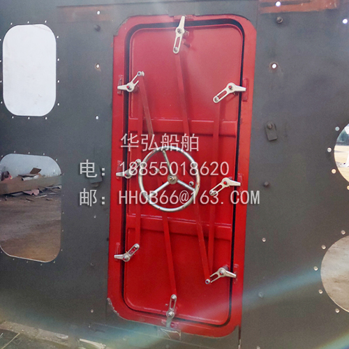 Steel weathertight door