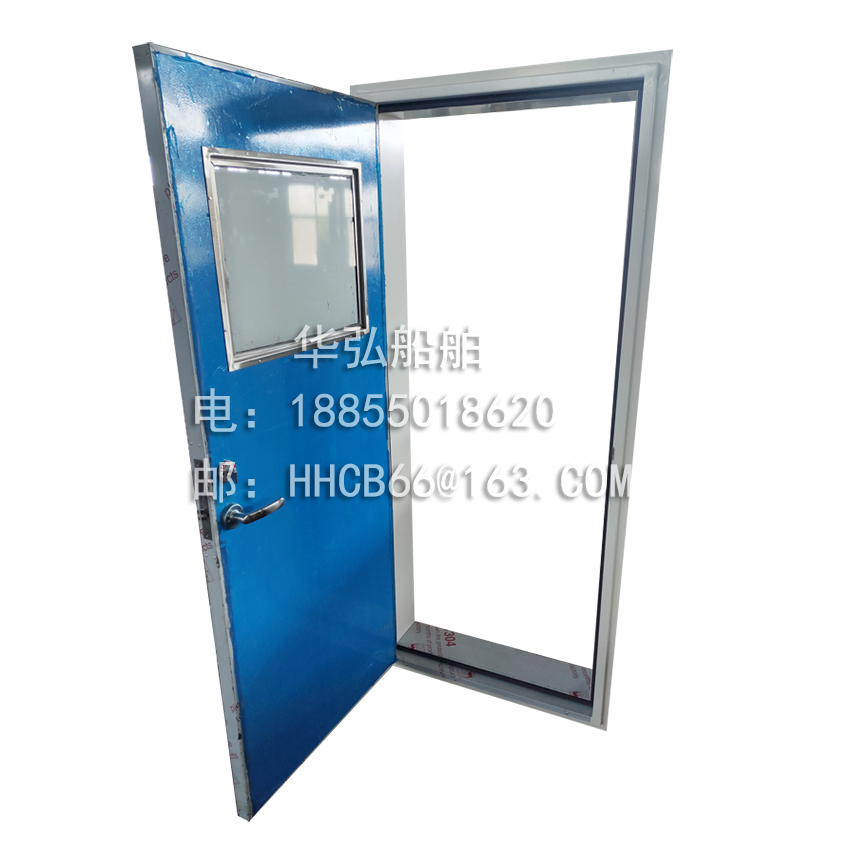 Marine fire door